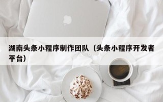 丰城湖南头条小程序制作团队（头条小程序开发者平台）